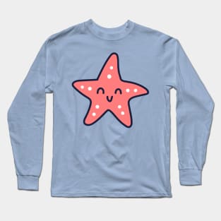 Cute Kawaii Starfish Summer Long Sleeve T-Shirt